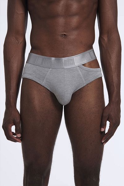 LOUIS GABRIEL NOUCHI SCURT SIGNATURE MODAL - LOUIS GABRIEL NOUCHI - GRI, XS