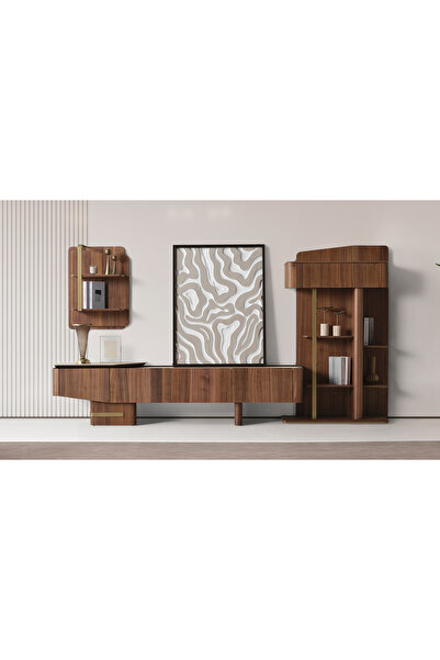 CaddeYıldız Tallis Tv Ünitesi - Ceviz