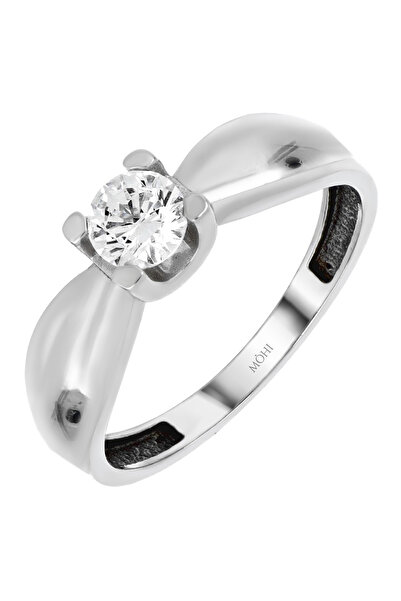 MOHI Fine Jewellery Inel de logodna din aur alb de 14k