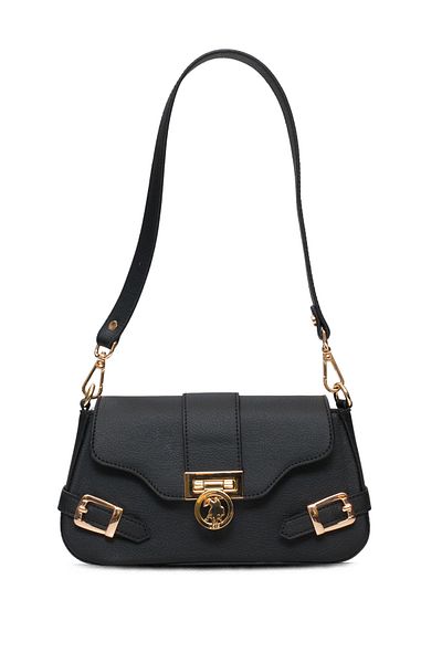 U.S. Polo Assn. Black Women's Shoulder Bag Us25586