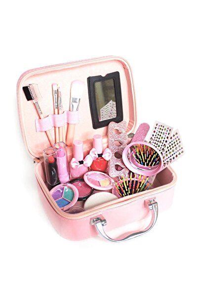 indiggo Makeup Kit for Girls, Mermaid Model, Includes Eyeshadow, 2 Nail Polishes, Brushes, Eyeshadow Brush