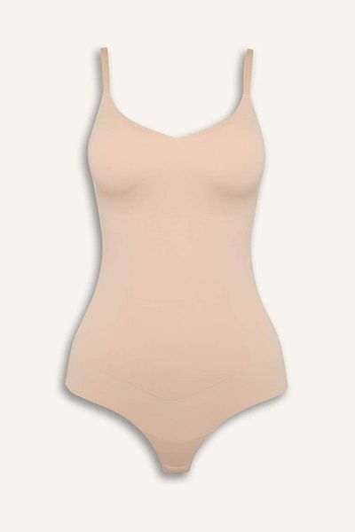 DeFacto New Season Removable Pad Skin Color Bodysuit Corset-Fall in Love