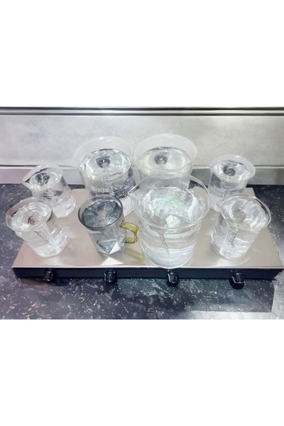 GMSMAK Manyetik karıştırıcı 8li Paslanmaz Çelik 3000 devir