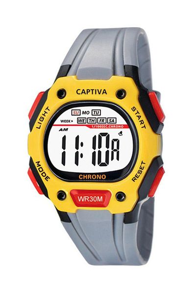 captiva Digital 30 Meter Water Resistant Sports Kids/Youth Wrist Watch