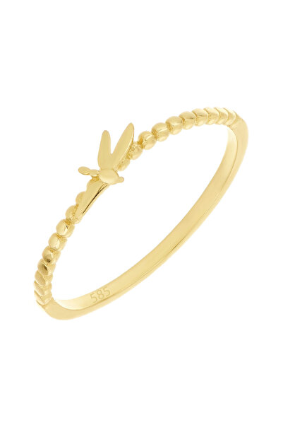 MOHI Fine Jewellery Inel din aur galben de 14k