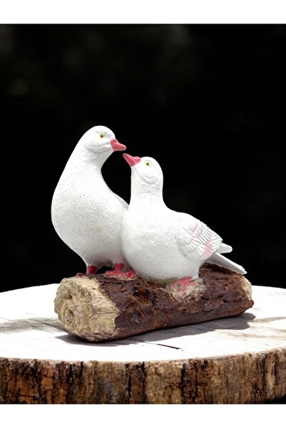 hediye arıları Büyük Boy Güvercin Çifti Biblosu | Dekoratif Heykel | Güvercin...