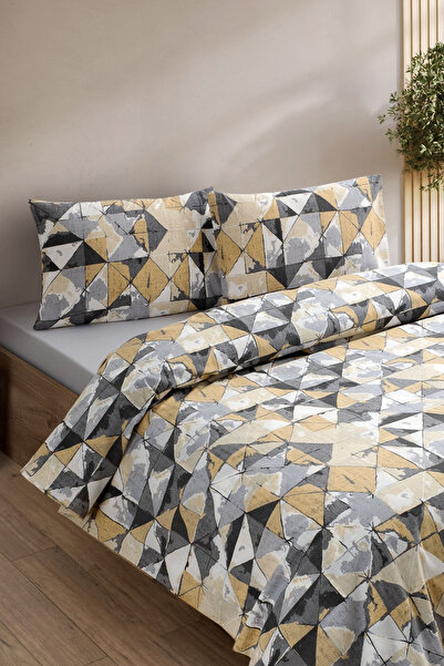 Formeya Lovely Patterned Single Duvet Cover Set - Single Duvet Cover Set with Elastic Sheet
