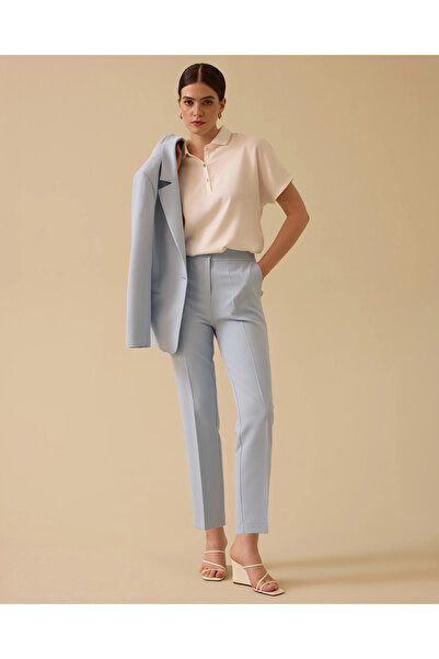 SEÇİL Düğmeli Cepli Bilek Boy Pantolon