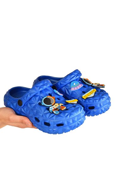 minibonito Girl Boy Children's Non-Slip High Sole Comfortable Shape Beach Pool Children's Slippers