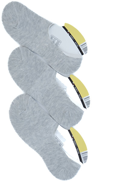 Ottoland Men's Summer Ballerina Socks Cotton 3-Piece Lombetti Model Anti-Sweat Anti-Slip No Odor