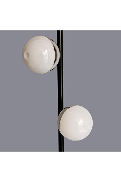 Bahar Aydınlatma Pelit 5 Glop Başlıklı Siyah Lambader