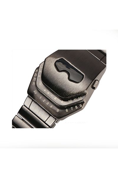 Influential Tech Men's wristwatch, Binary, Casual, Elegant, Business, Stainless steel