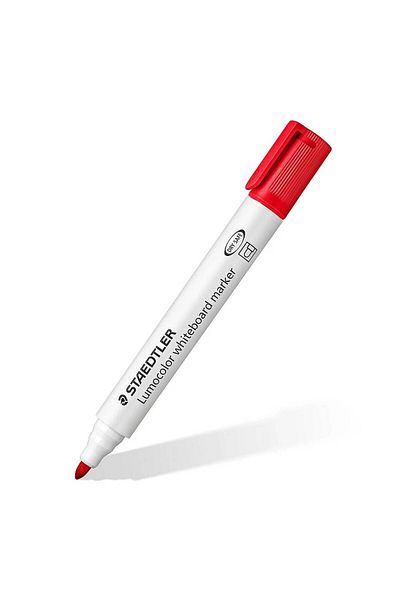 Staedtler Set de 4 markere Lumocolor pentru tablă albă, culori asortate 351-WP4