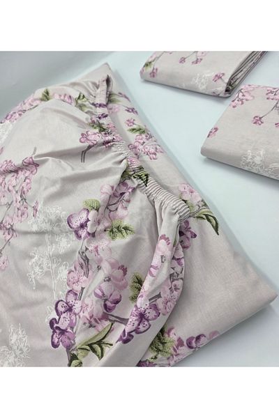 pınarhome collectıon 100% COTTON FABRIC RUBBERED SHEET+PILLOW CASE CORNER DEEP 28-30 CM SOFT FABRIC NEW SEASON