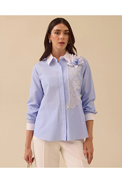 SEÇİL Seçil Şık Gömlek 10002511510009 Mavi