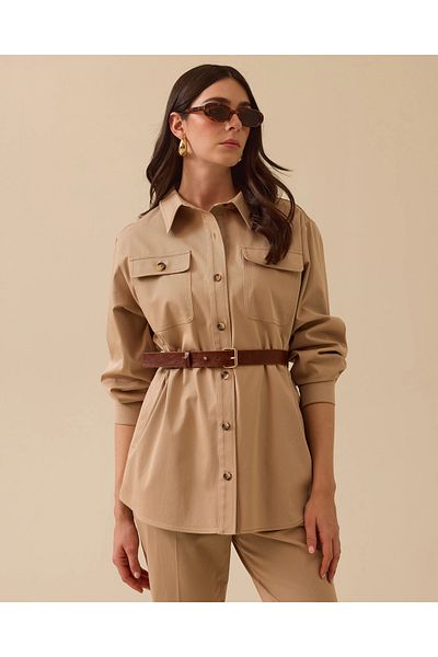 SEÇİL Belted Buttoned Jacket