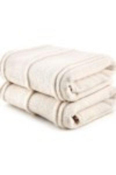 Hobby home collection Set of 2 towels 50x90 cm 100% microcotton, Hobby Home, Arden Cappuccino