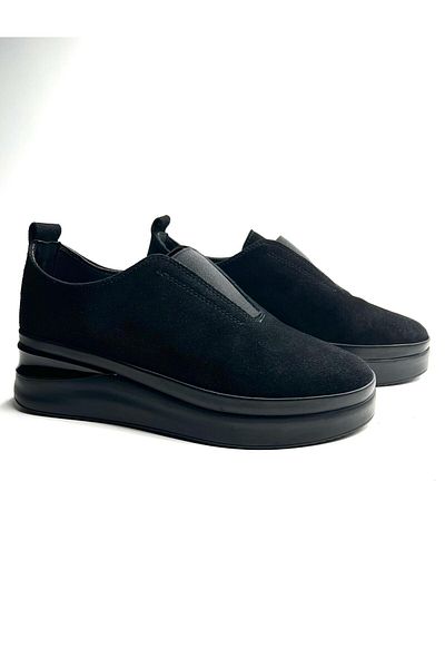 NEWGÜLTEKİN Genuine Leather Light Sole Comfortable Fit Soft Multi-Stylish Suede Shoes with Rubber Feature