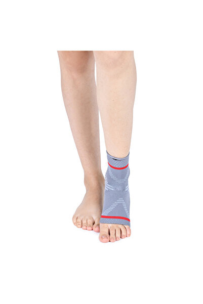 YRN ORTOPEDİ Knitted Silicone Ankle Brace Pad Supported Ankle Brace – Breathable, Massage Compression
