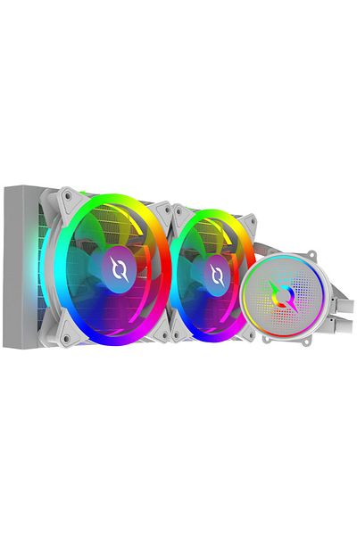 AQIRYS Aquarius 240 AiO White Processor Cooler, AMD/Intel compatible
