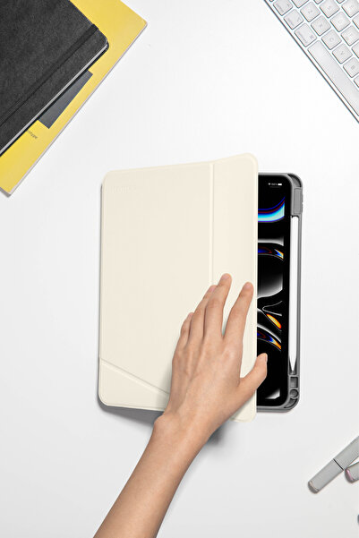 Tomtoc Inspire B50 Ipad 3 Uyumlu 11 İnç Beyaz Kılıf - B50A4W1
