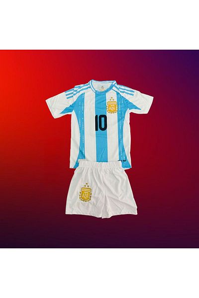 Flextreme Argentina/ Lionel- Messi World Cup 24/25 New Season Children's Football Jersey Set of 2