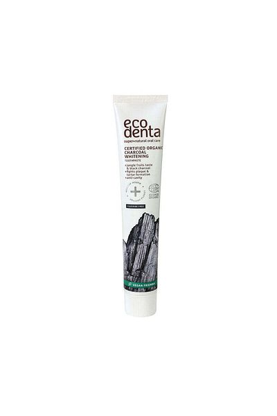 Ecodenta Pastă de dinți cu cărbune pentru albire, 75 ml