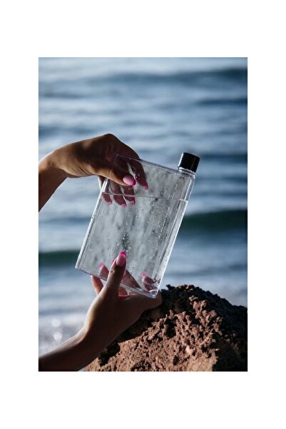Reis Home A5 Water Bottle Flat Bottle Transparent 420 Ml--New Product