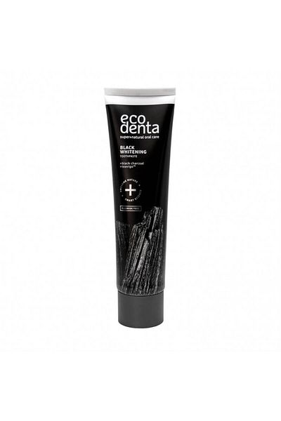 Ecodenta Pastă de dinți Extra Black pentru albire cu cărbune și Teavigo, Extra, Ecodenta, 100ml