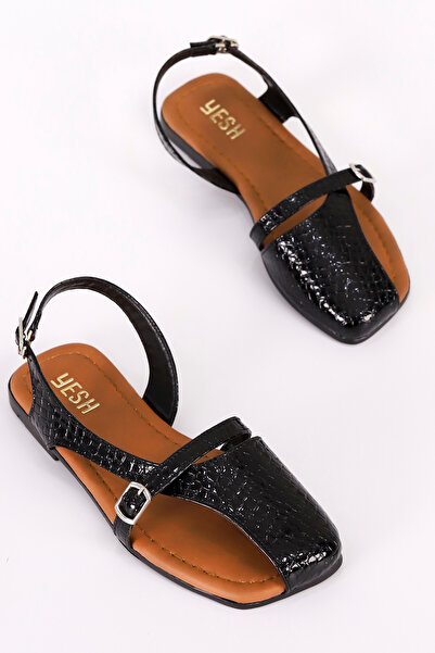 Mamito Ayakkabı Bs 02 Flat Bottom Back Tied Sandals
