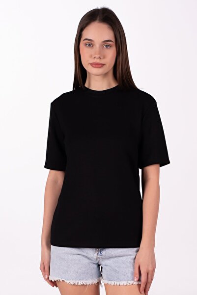 BARRELS AND OIL Women's basic modal t-shirt - black