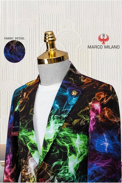 marco mılano Men's jacket, Slim fit, Marco Milano,