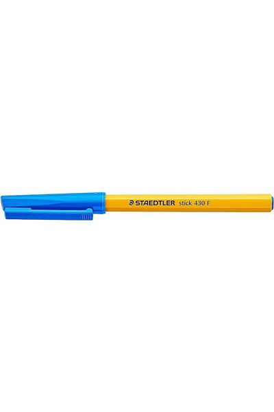 Staedtler Ballpoint pen, with clip cap, Staedtler 430 F Blue