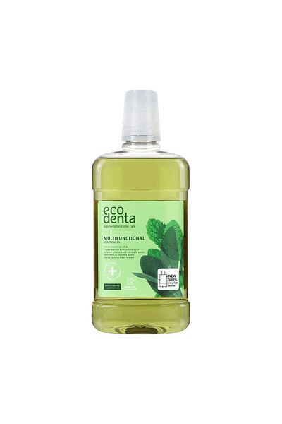 Ecodenta Apă de gură multifuncțională pentru protecția cariilor bucale, Ecodenta, 500 ml