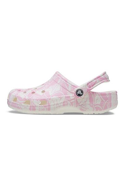 Crocs Clogs Classic Duke Print Clog 39-40 Eu - M7/w9 Us Pink - Pink Tweed