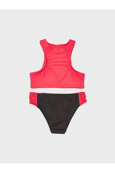 LC Waikiki LCW ECO Φούξια εμπριμέ κοριτσίστικο μπικίνι
