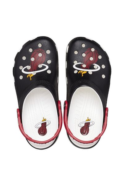 Crocs Clogs Classic Nba Miami Heat Black Clog - Black 43-44 Eu - M10/w12 Us