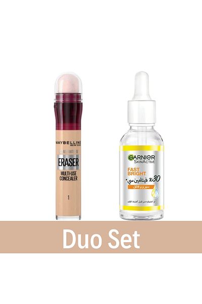 Garnier Glow & Cover – Vit C + Age Rewind