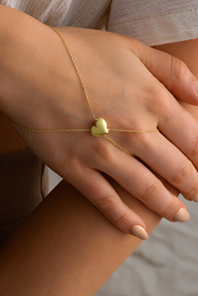 KRD 14 Ayar Kalp Figürlü Altın Şahmeran