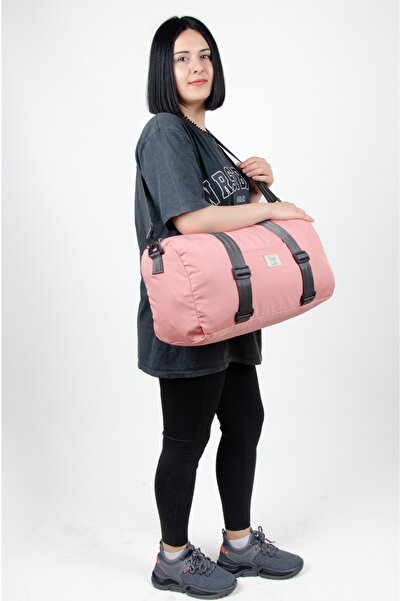 KAFF Powder Shoulder Strap Waterproof Fabric Women's Travel Gym Fitness Sports Bag -1010