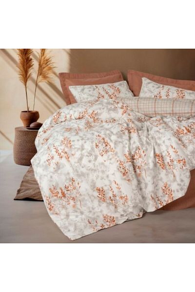 Cotton Box Lenjerie pat 1 persoana, bumbac 100% ranforce, cearceaf pilota 160x220cm, Cotton Box, Lamina, Frunze