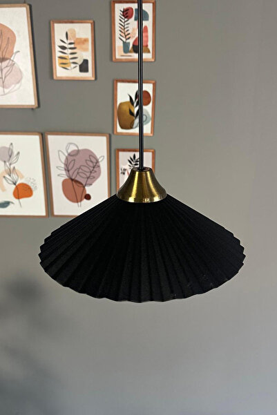 Bamyum Avilla Siyah Tekli Metal Avize Eskitme Plafonyer Başlık Rustik Cafe Mutfak Modern Sarkıt Aydınlatma