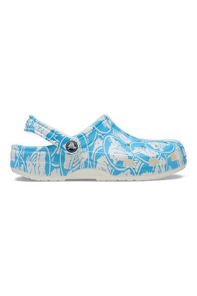 Crocs Classic Duke Print Clog 38-39 EU - M6/W8 US Blue - Venetian Blue