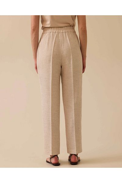 SCL Striped Sequin Detailed Pocket Trousers
