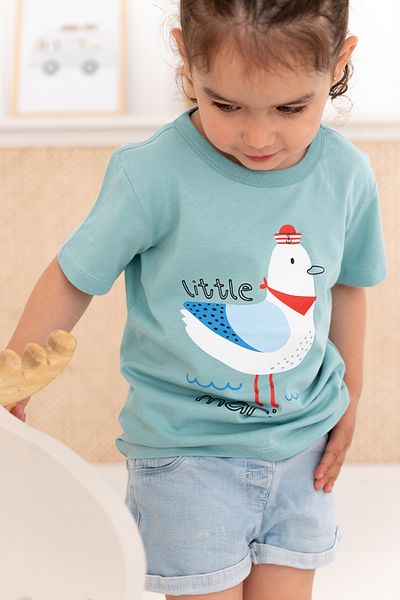 Lilabio Tricou cu mânecă scurtă pentru fete, 100% bumbac