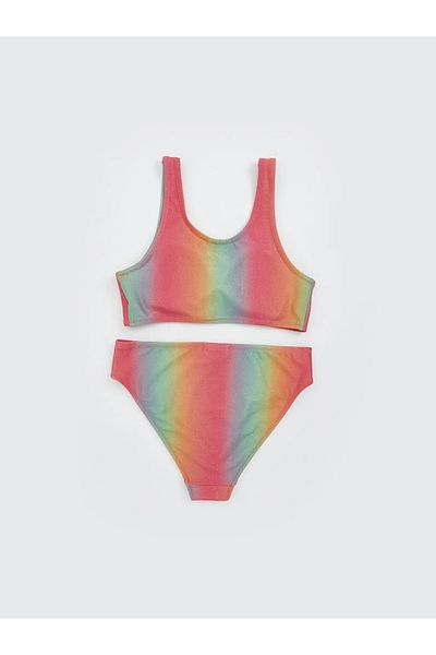 LC Waikiki Lcw Kids Mixed Quick Dry Uv Protection Girls Bikini