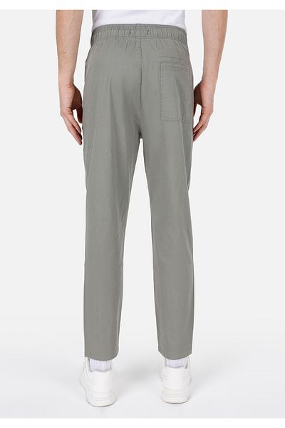 Colin's Comfort Fit Mid Waist Long Leg Men's Green Trousers