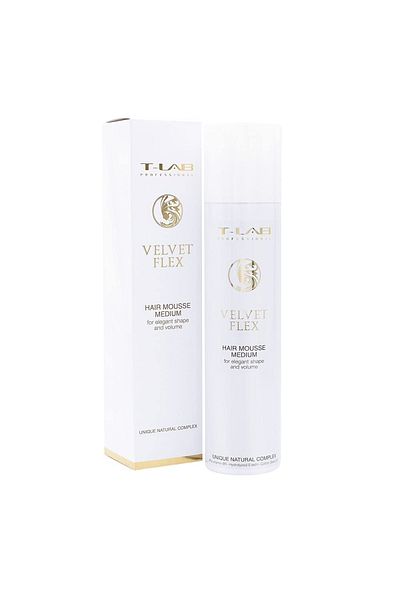 T Lab Vlevet Flex T-LAB Spumă de păr cu fixare medie profesională, 300 ml