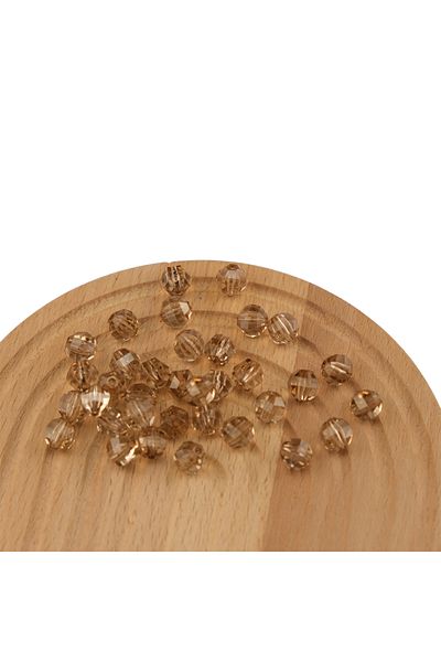 Prestij Boncuk Acrylic Beads Round 10 mm Mink Color World Model Acrylic Bag and Jewelry Beads 500 Grams