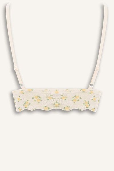 DeFacto New Season Printed Padded Lace Bralet-Fall in Love